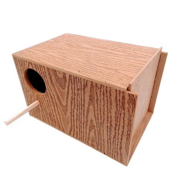 لانه چوبی مناسب عروس هلندی و طوطی سانان ریز جثه - استاندارد